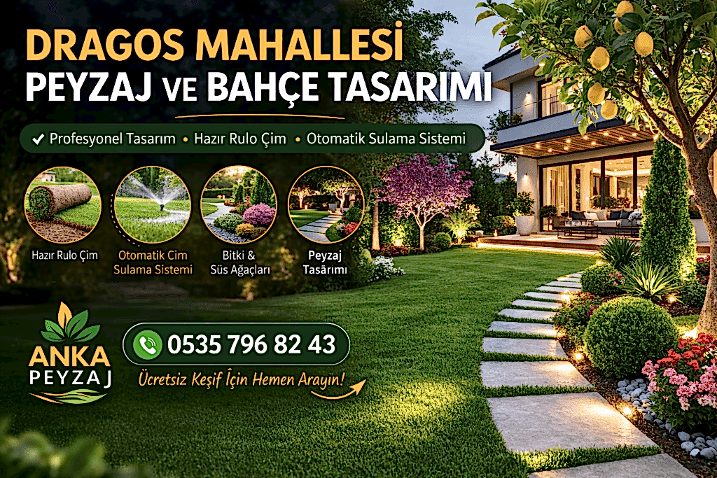 Dragos Mahallesi peyzaj ve bahçe tasarımı nasıl yapılır?