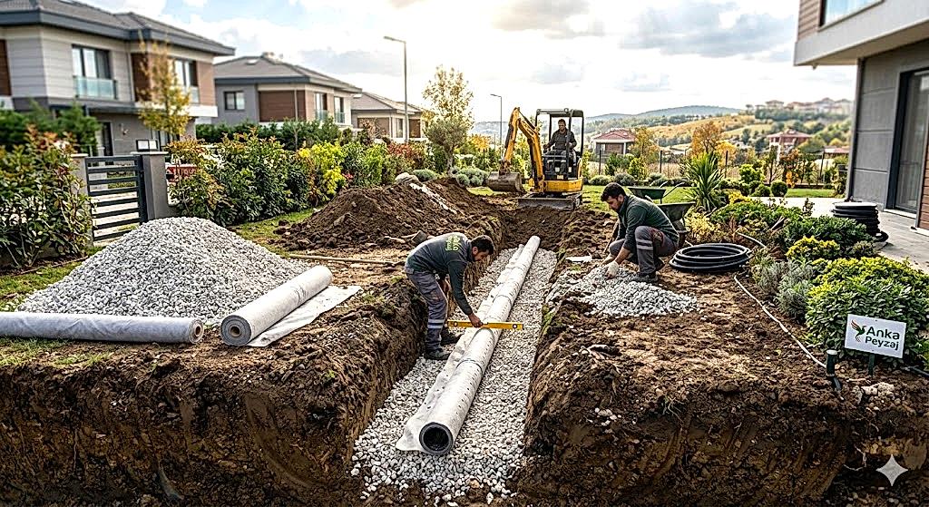 cekmekoy-bahce-drenaji YAPIMI